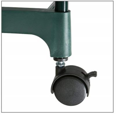 Image showing 5 th Genesis 19 in. x 27 in. 4-Tier Rolling Portable Greenhouse with Opaque Cover