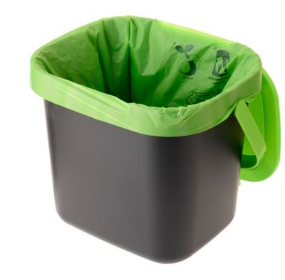 Image showing  1.85 gal. Maze Kitchen Caddie Composter with Corn Bags, 120 Bags