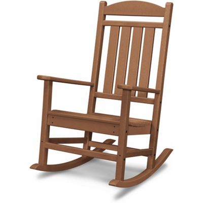 Hanover All-Weather Pineapple Cay Porch Rocker Teak