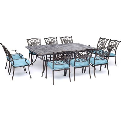 Hanover Traditions 11 pc. Dining Set In Blue TRADDN11PC-BLU