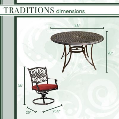 Image showing  5 pc. Traditions Dining Set