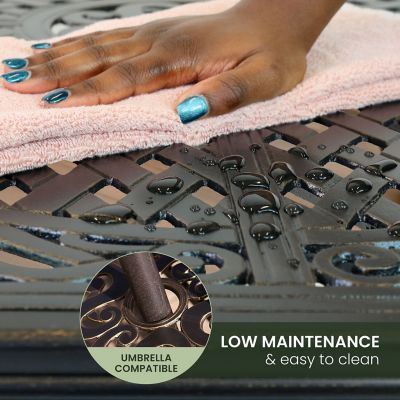 Image showing 5 th Hanover Traditions 7 pc. Dining Set Tan, TRADDN7PCRD