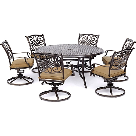 Hanover 7 pc. Traditions Dining Set, Tan