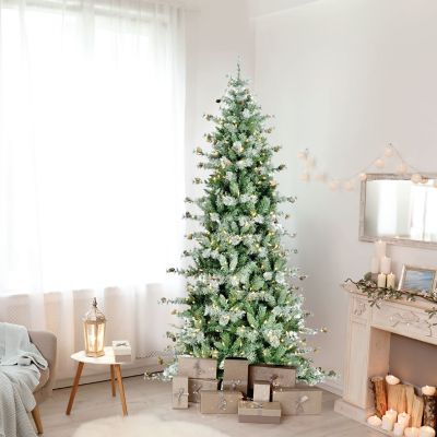 Image showing  9 ft. Pre-Lit Buffalo Fir Slim Artificial Tree