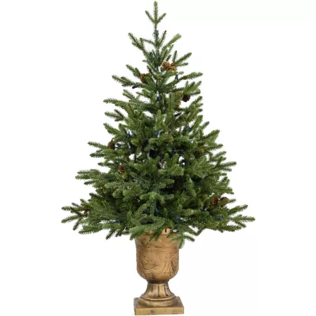 Fraser Hill Farm 3ft Noble artificial tree with metal urn base Artificial Christmas Trees