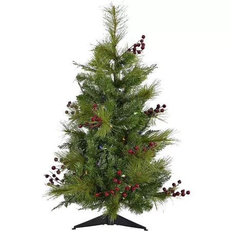 Fraser Hill Farm 2 Foot Artificial Newberry Pine Tree Artificial Christmas Trees