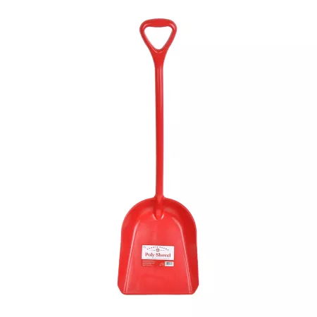 Harris Farms 30 in Poly Shovel with Plastic Handle Red Muck Forks & Scoops