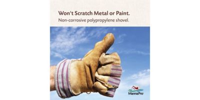 Image showing  30 in. Poly Shovel with Plastic Handle, Red