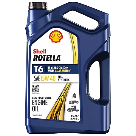 Shell Rotella 1 gal. T6 15W40 Full Synthetic Oil
