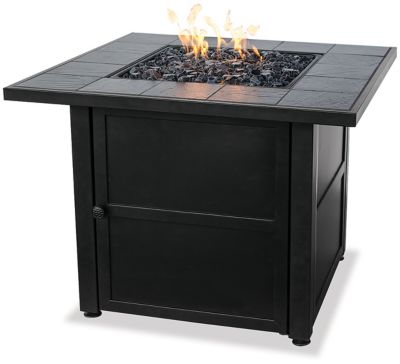 Endless Summer Lp Gas Outdoor Fire Table With Slate Mantel