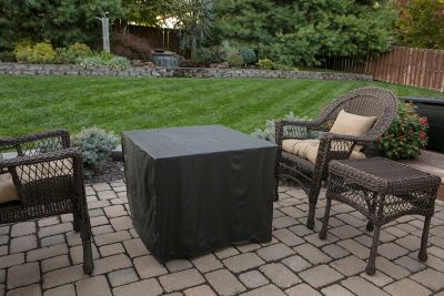 Image showing 7 th Endless Summer 30 in. Propane Gas Outdoor Fire Pit with Resin Mantel, 30,000 BTU