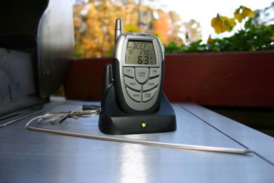 Image showing  Remote Digital Barbecue Thermometer Gauge