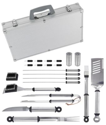 Image showing  21 pc. BBQ Grill Tool Set and Carrying Case