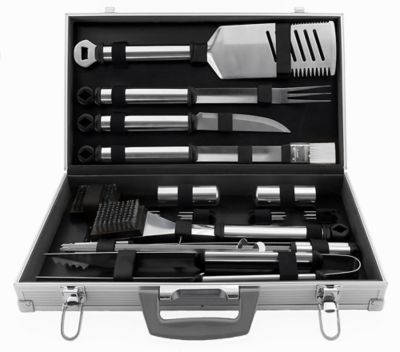 Image showing  21 pc. BBQ Grill Tool Set and Carrying Case