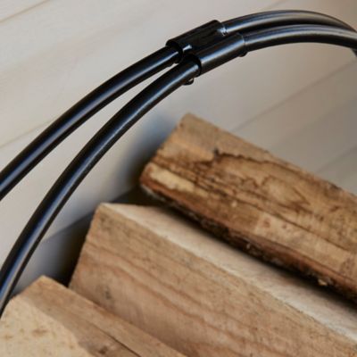 Image showing 5 th UniFlame 24 in. Diameter Steel Log Hoop, 27 in. H, Black