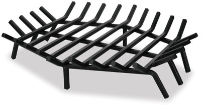 UniFlame 27 in. Hexagon Shaped Bar Log Grate, 7 in. D