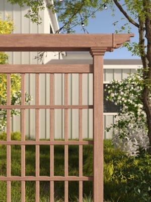 Image showing 2 th Vita 8 ft. x 6 ft. Colonial Composite Privacy Screen