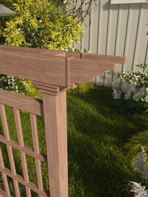 Image showing 3 th Vita 8 ft. x 6 ft. Colonial Composite Privacy Screen