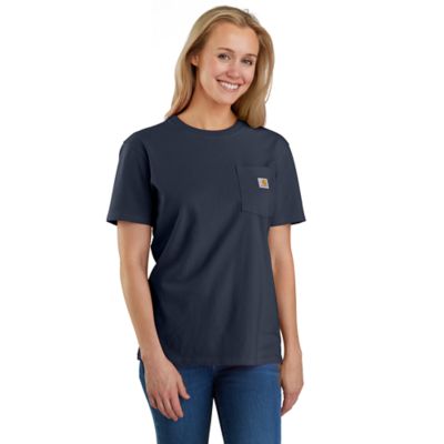 Image showing 1 th Carhartt Women's K87 Loose Fit Heavyweight Short-Sleeve Pocket T Shirt