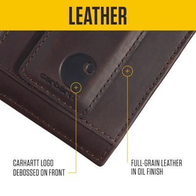Image showing  Men's Oil-Tanned Leather Front Pocket Wallet