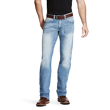 Ariat Men's Relaxed Fit Low-Rise M2 Stirling Stretch Bootcut Jeans at ...
