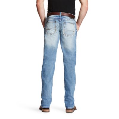 Image showing 1 th Ariat Men's Relaxed Fit Low-Rise M2 Stirling Stretch Bootcut Jeans