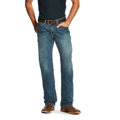 Ariat Men's Relaxed Fit Low-Rise M3 Loose Stackable Straight leg Jeans