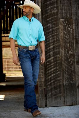 Image showing 6 th Ariat Men's Relaxed Fit Low-Rise M4 Adkins Bootcut Jeans