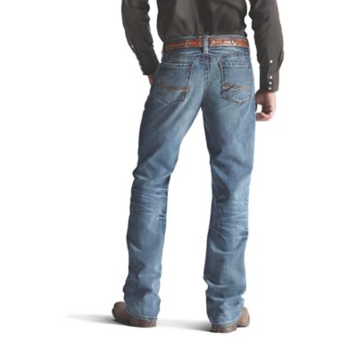 Image showing 1 th Ariat Men's Classic Fit Low-Rise M4 Scoundrel Bootcut Jeans