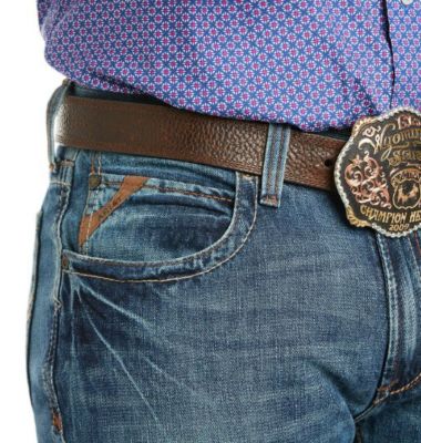 Image showing 5 th Ariat Men's Classic Fit Low-Rise M4 Scoundrel Bootcut Jeans