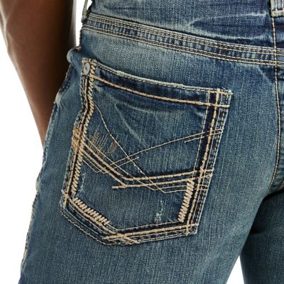 Image showing 4 th Ariat Men's M5 Ridgeline Straight Leg Jeans, 10012703