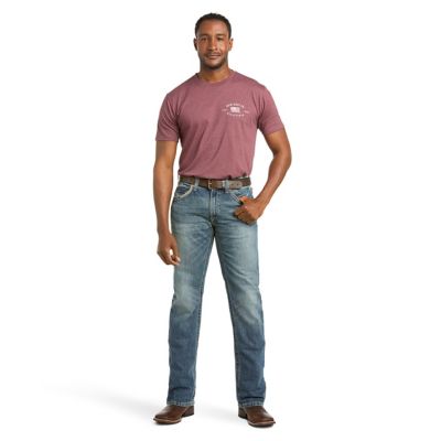 Image showing 5 th Ariat Men's M5 Ridgeline Straight Leg Jeans, 10012703