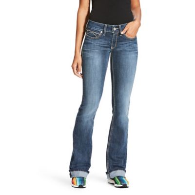 mid rise boot cut womens jeans