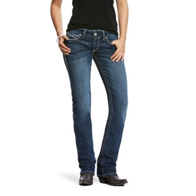 Image showing  Women's Slim Fit Mid-Rise REAL Stretch Ivy Stackable Straight Leg Jeans