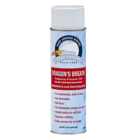 Bare Ground 16 oz. Dragons Brea Windshield Defrosting Spray