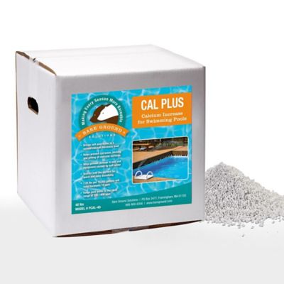 Bare Ground Box Cal Flake Swimming Pool Treatment, 40 lb.