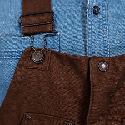 Image showing  Men's Heavy-Duty Rigid Duck Insulated Bib Overalls