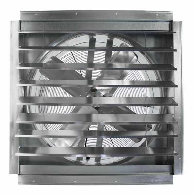 Maxx Air 30 in. Heavy-Duty Exhaust Fan with Integrated Automatic Shutter -  IF30