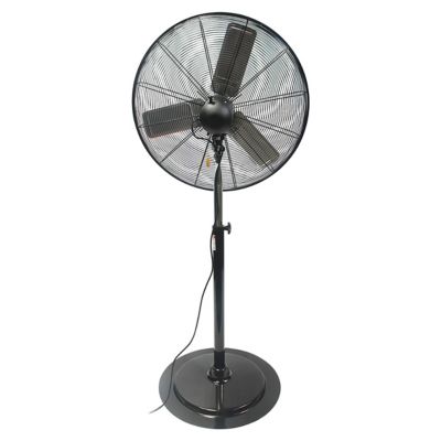 Image showing 6 th Maxx Air 30 in. Adjustable Height Oscillating Pedestal Fan, 3 Speeds, Black