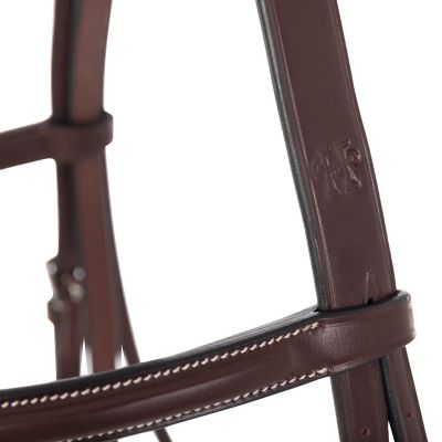Image showing  English Leather Bridle, Oversize, Australian Nut Color