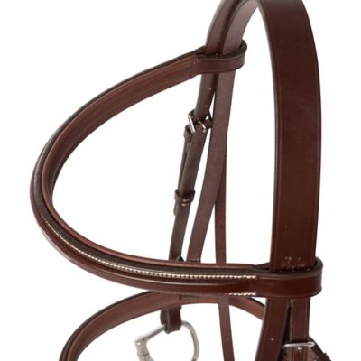 Image showing  Fancy-Stitched Raised Sedgwick Leather Padded English Bridle, Cob