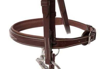Image showing  Fancy-Stitched Raised Sedgwick Leather Padded English Bridle, Small Pony