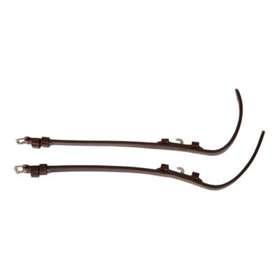 Image showing  English Leather Cheekpiece, Oversize, Australian Nut Color