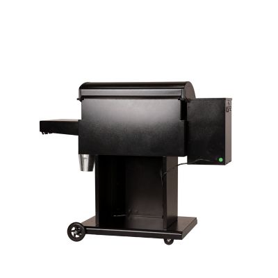 Image showing  730 sq. in. USSC Grills The Cumberland Wood Pellet Grill and Smoker, Black