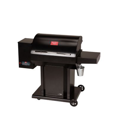 Image showing  730 sq. in. USSC Grills The Cumberland Wood Pellet Grill and Smoker, Black