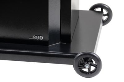 Image showing  890 sq. in. USSC Grills The Irondale Wood Pellet Grill and Smoker, Black