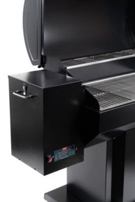Image showing  890 sq. in. USSC Grills The Irondale Wood Pellet Grill and Smoker, Black