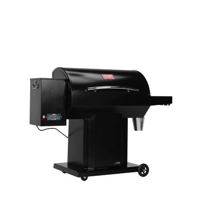 Image showing 6 th US Stove 890 sq. in. USSC Grills The Irondale Wood Pellet Grill and Smoker, Black