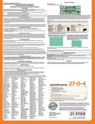 Image showing  13 lb. 5,000 sq. ft. Broadleaf Weed Control Plus Lawn Food