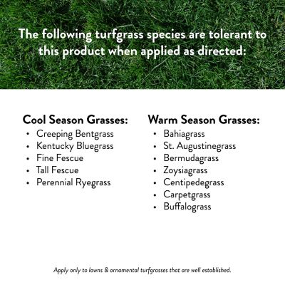 Image showing  13.5 lb. 5,000 sq. ft. Crabgrass Control and Lawn Food